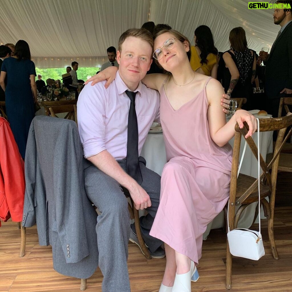 Brennan Lee Mulligan Instagram - A beautiful wedding in the company of the absolutely stunning Isabella Roland. Mazel Tov and Congratulations to Ryan and Betsy, and to John Trowbridge, I’ll get you for this. Pearl S. Buck International