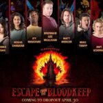 Brennan Lee Mulligan Instagram - An age of wolves and shattered shields, as Escape from the Bloodkeep descends on @dropouttv April 30th!! Join our all star cast of @rekha_s, @matthewmercervo, @vorpahlsword, @mikewtrapp, @theerikaishii and @ifynwadiwe in a tale of villainy, hilarity and catastrophe! Eternal shall the Bloodkeep stand, and woe betide its foes forever!! 😈🗡🧝🏻‍♀️🐲🕷☠️ #CollegeHumor #dnd #dungeonsanddragons