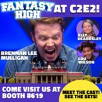 Brennan Lee Mulligan Instagram - Holy Smokes! @sweetlouzinho, @allybeardsley and I are gonna be at @c2e2 this weekend, showing off @richardhperry’s incredible battle sets! Stop by the booth to sign up for a chance to PLAY your own Fantasy High player character alongside Kristen and Fabian at our Saturday panel in a one-shot DM’d by yours truly!! #dnd #c2e2 Chicago, Illinois