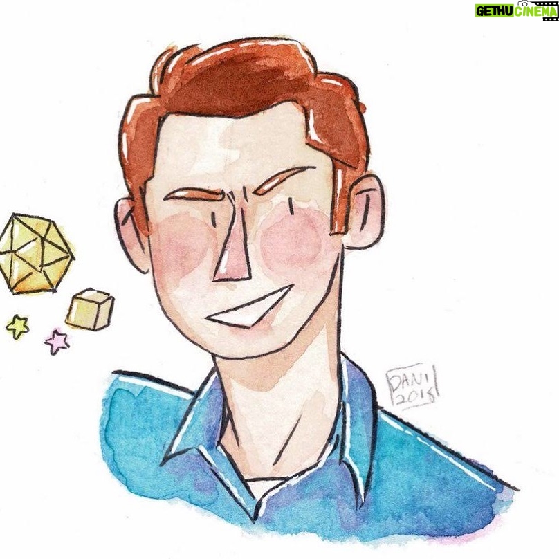 Brennan Lee Mulligan Instagram - D&D vibes, courtesy of the awesome @dani.s_doodles! #dnd Los Angeles, California