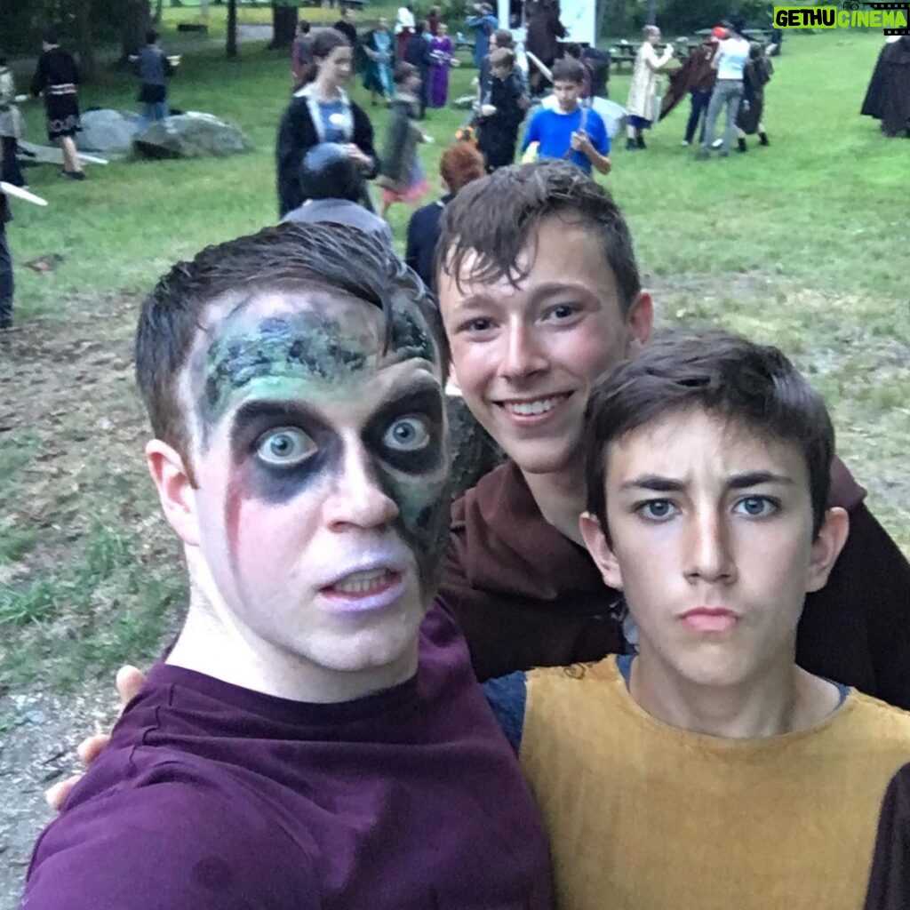Brennan Lee Mulligan Instagram - Dispatches from LARP Camp, c. 2019 Incredible Special FX Makeup = @pika.can.makeup Fresh Lewks = @mataytay_newsblam & @il0vkatz Tarot Wisdom = @jdragsky Tender Smooches = Jud Packard Transportation to the 9th Circle = Marley Myrianthopoulos Runic Warding & Abjuration = Alannah, Sorcerer Supreme and Firstborn Heir of @devinhayesellis Being Rad as Hell and Letting me Hang Out In The Walk-in = @koshercultures Home Forever = @wayfinderexp New York