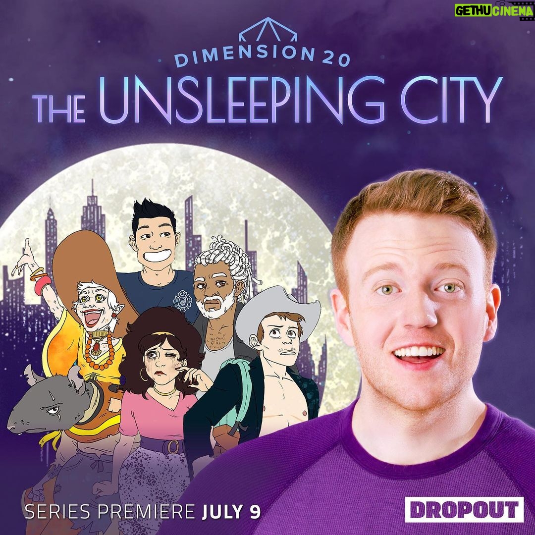 Brennan Lee Mulligan Instagram - START SPREADING THE NEWS!! The Unsleeping City is airing now, link in bio! 🌃🐀🍕🗽 New York, New York