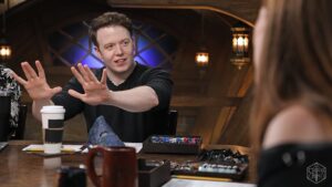 Brennan Lee Mulligan Instagram - A true blast jumping into the Elden Ring one-shot for Critical Role! Had such an unbelievably wild time drinking tears, collecting runes and stacking horses in the Lands Between with this incredible table of players!

#criticalrole #eldenring #dungeonsanddragons