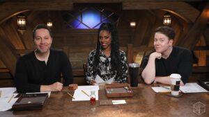 Brennan Lee Mulligan Instagram - A true blast jumping into the Elden Ring one-shot for Critical Role! Had such an unbelievably wild time drinking tears, collecting runes and stacking horses in the Lands Between with this incredible table of players!

#criticalrole #eldenring #dungeonsanddragons