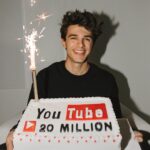Brent Rivera Instagram - We hit 20 million subscribers on YouTube!!😍❤️ I literally am so thankful for your guys’ support :) love love love<3