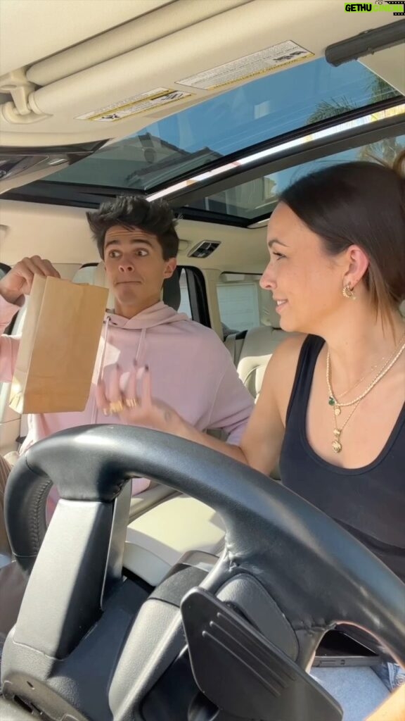 Brent Rivera Instagram - Showing her the new magic trick I learned 😊