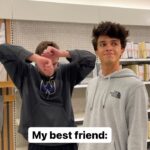 Brent Rivera Instagram - Best friends have your back a little too much sometimes 😂