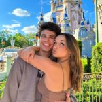 Brent Rivera Instagram - Engagement? Nope…she just had something in her teeth…😂 Disney World