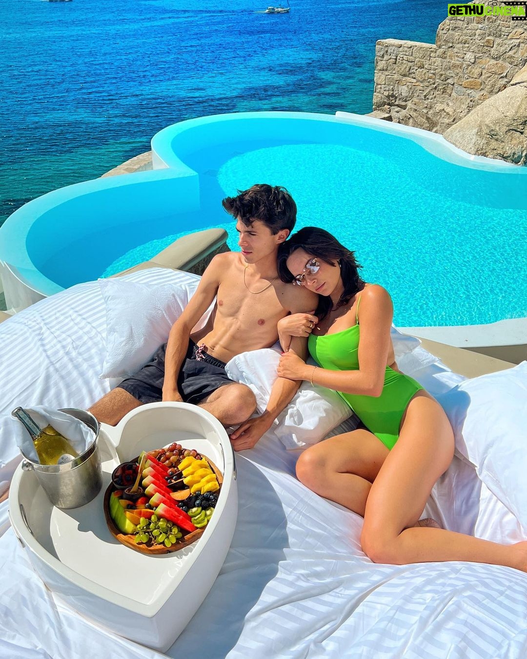 Brent Rivera Instagram - A dream☁️💙 Cavo Tagoo Mykonos