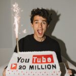 Brent Rivera Instagram - We hit 20 million subscribers on YouTube!!😍❤️ I literally am so thankful for your guys’ support :) love love love<3