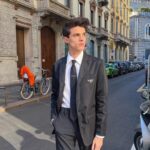 Brent Rivera Instagram – Hello Italy 🇮🇹❤️ getting ready for the fashion show @prada #PradaFW22 Milan, Italy