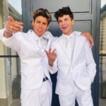 Brent Rivera Instagram - Men in white🤍