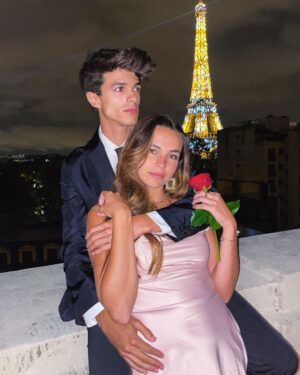 Brent Rivera Instagram - In the city of love with my best friend 🌹