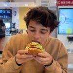 Brent Rivera Instagram - Food is always first🍔