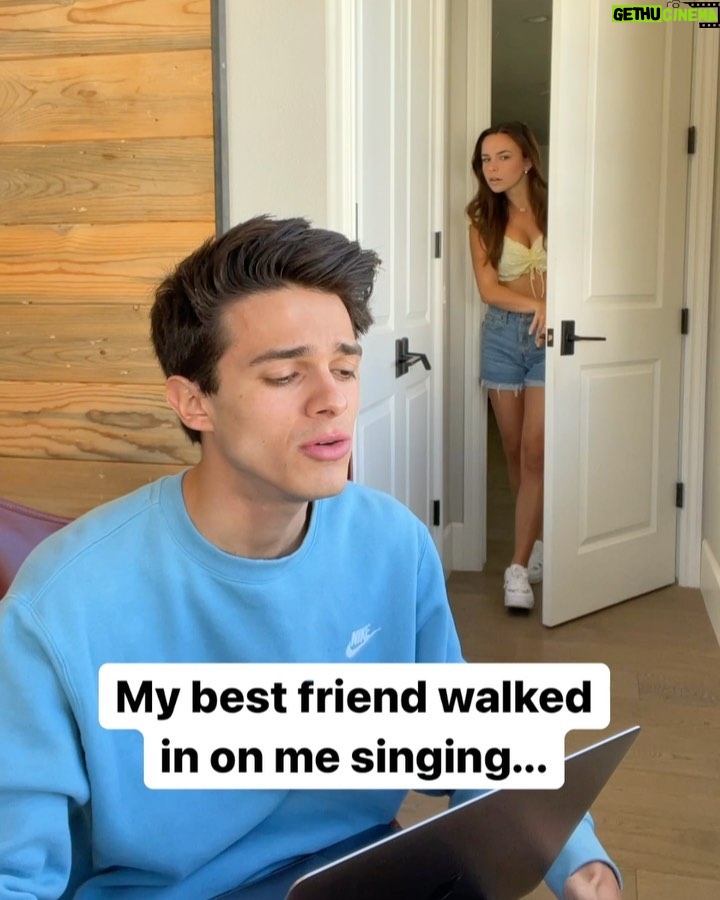 Brent Rivera Instagram - This was awkward...😳 @piersonwodzynski