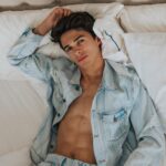 Brent Rivera Instagram – Lazy in bed ✨💙