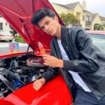 Brent Rivera Instagram - athlete or car geek? 😊😂 Bomb Pop has a flavor to go with each of my sides. Join me in showing how you are #NotOneThing for a chance to win $15k and other prizes by entering the #BombPopAwards on TikTok starting June 22nd 🏆 Details and rules on official contest page @OriginalBombPop #Ad