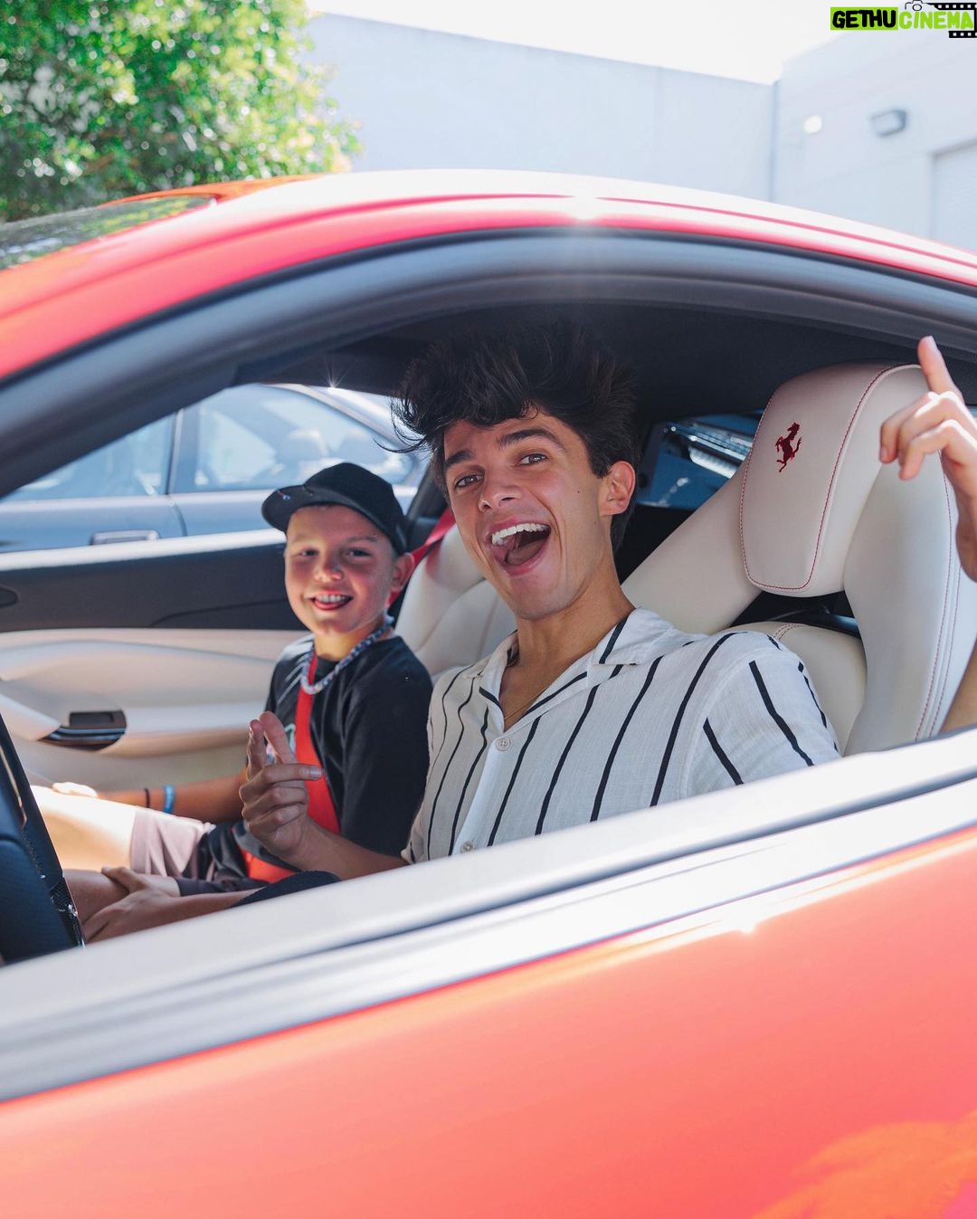 Brent Rivera Instagram - Had the pleasure of spending the day with Spencer through Make A Wish😊 he was born with Cystic Fibrosis but his dream is to be a YouTuber and raise awareness for the disease❤️