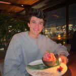 Brent Rivera Instagram - Birthday cake had peanuts in it… oh well 🥹😂 #allergyfriendly