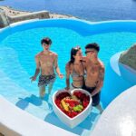 Brent Rivera Instagram - Send this to a friend that’s a 3rd wheel🥹 Cavo Tagoo Mykonos