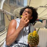 Brett Sewell Instagram - I want another pineapple cocktail lol Lisbon, Portugal