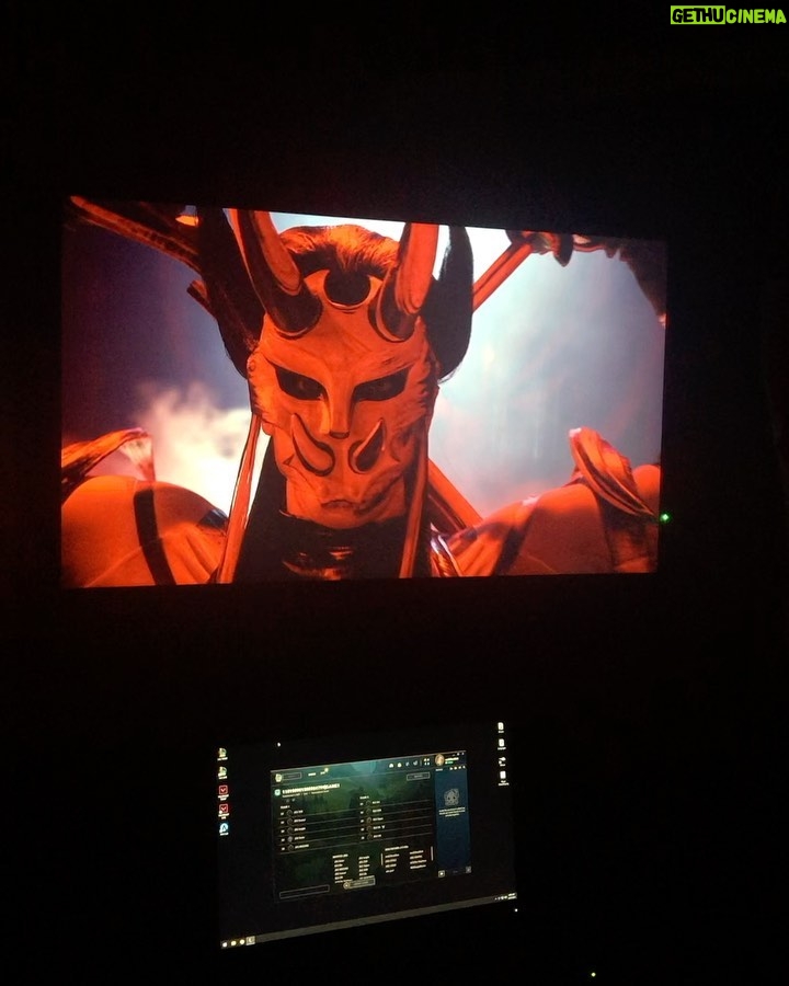 Brett Sewell Instagram - @leagueoflegends / YONE.😈 The last 2 weeks have been a blast! Super grateful for this experience! Thank you @amckdance I appreciate y’all! I had a epic time on this one with so many amazing people! Love! Huge thank you to @aclark_4 you are the best and I’m just so thankful. Nothing but love for you and another amazing experience shared! Thank you for trusting me with YONE! your fruit ninja for life lol Big thank you to @danivitale loved being part of this performance! Thanks to the incredible creative team behind this opening ceremony! Hair, make up, costume and all of production! Special thanks to @athenalawton for making me look and feel so amazing! She’s the magic behind this incredible piece of art that I’m wearing. A great end to the week! X Copper Box Arena