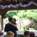 Brian Holden Instagram - Happy Anniversary, @merediddys! I loved our wedding so much. Especially in light of this pandemic, I think about how lucky we were to be surrounded by so much love on that day! But I’m not surprised because everything with you has love in it. You’re just the best person I’ve ever met! I can’t think of a single area of my life that isn’t remarkably more fun, more joyous, and more beautiful because you’re in it. I’m so lucky to have you as my life partner and wife. I can’t wait to do the Super Trooper choreo for the next 15 hours straight! Riverside Receptions Etc LLC