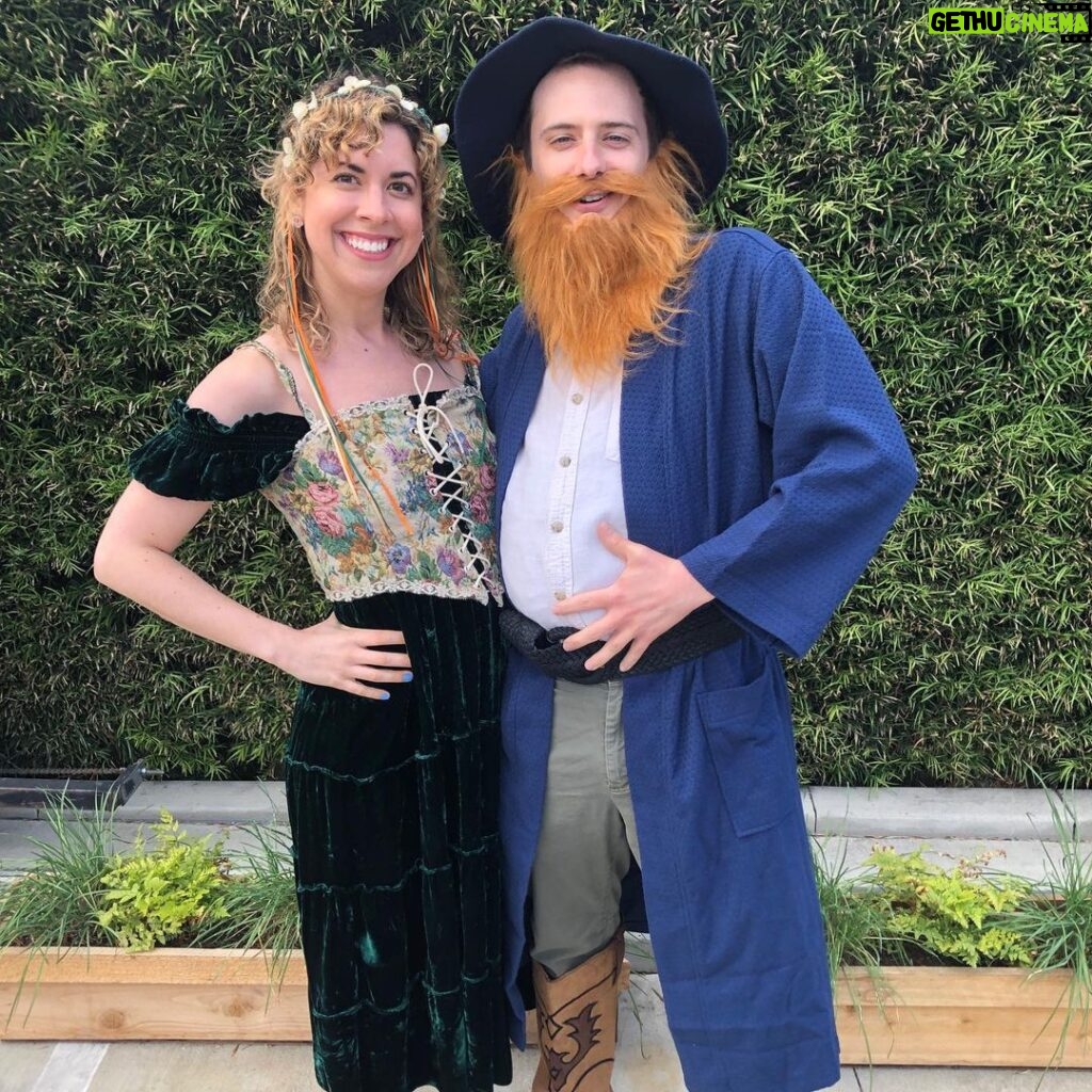 Brian Holden Instagram - Such a wedding makes Old Tom Bombadil very merry! And what a better date than the River’s daughter, Goldberry! #weddingshowses congratulations @thejoemoses and @tessanetting!