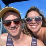 Brian Holden Instagram - There’s no one I’d rather spend our anniversary with than you ❤️hehe❤️Love you so much, @merediddys! Looking forward to many more anniversaries spent on the water with our doggie.