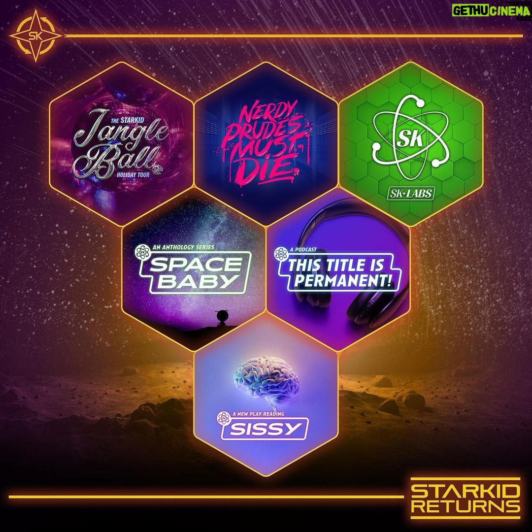 Brian Holden Instagram - This December, I’ll be on the road again with @therealteamstarkid for the #JangleBall Tour! We’re performing some StarKid classics, as well as VHS CHRISTMAS CAROL in its entirety! It’s all part of #StarKidReturns, our crowdfunding campaign that has a slew of great projects! Become a backer if you can, or help us out by sharing!!!