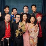 Brian Le Instagram - ⛩ 精武門 ⛩🔥 #MARTIALCLUB KEEPIN IT SHAOLIN AT THE #GOLDGALA WITH THE BROTHERS 👐⚔️❤️ THANK YOU @goldhouseco FOR SUCH A FUN EVENT @martialclubofficial @dmah_mc @andyle_official @tyrannosaurus.chef #MARTIALCLUB #WUTANG #SHAOLIN 👐⚔️ 💜 FAMILY PORTRAIT WITH OUR @everythingeverywheremovie 📸: @danielseunglee Thank you for the amazing photos 🙏👏 🙏 @davidlefu 🤪 • • • • • • #martialarts #movie #film #cinema #brucelee #martialartist #kungfu #enterthedragon #fistoffury #wayofthedragon #gameofdeath #wutang #kungfucinema #actor #actionstar #hongkong #mma #karate #taekwondo #jeetkunedo # youtube #film #filmmaking #jackiechan #donnieyen #tonyjaa Los Angeles, California