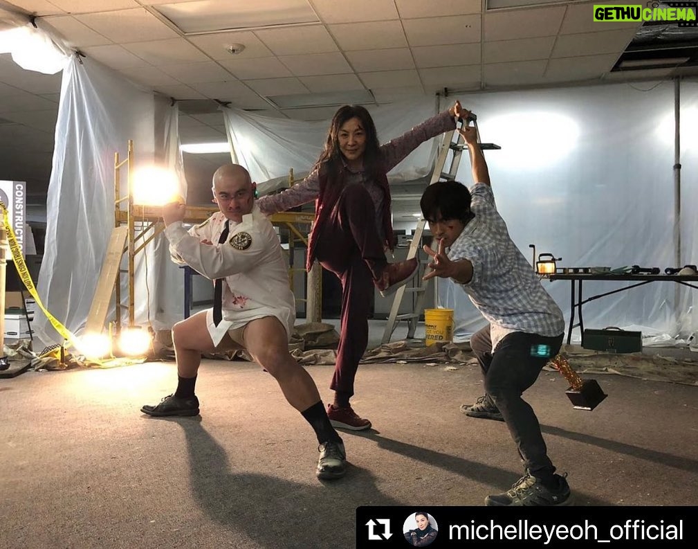 Brian Le Instagram - REPOST FROM @michelleyeoh_official • I adore my Butt Plug Guys!! Andy and Brian Le 👊👊👊🥰 • • • ⛩ 武館‼️ DREAM COME TRUE 🙏🏻🔥 THANK YOU FOR THE SHOUTOUT @michelleyeoh_official 🙏🏻 MARTIAL CLUB VS THE LEGENDARY 🥋💪🏻🔥 @andyle_official @dmah_mc @d.y._sao @j_flips @kieraoc @timvswild @dunkwun #EverythingEverywhereAllAtOnce #EEAAO #A24 #MichelleYeoh #MartialClub #MartialArts #FightChoreography #Action #screening #HollywoodReporter #ActionMovie #imax #michelleyeoh #jamieleecurtis #harryshumjr #stephaniehsu #kequan #daniels #martialclub #martialarts #kungfu #screening Los Angeles, California