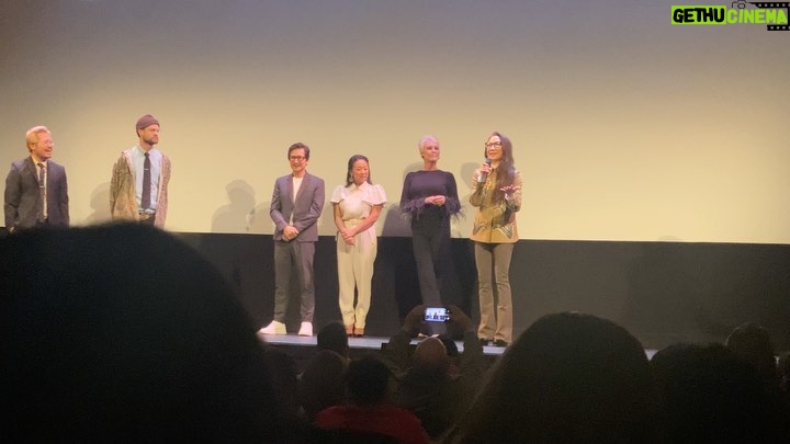 Brian Le Instagram - EVERYTHING EVERYWHERE ALL AT ONCE WORLD PREMIERE AT SXSW 🎥🎬Its been such a surreal experience to be a part of such a wild rollercoaster of a movie‼️🤯And to see it come to fruition and celebrate with my #EEAAO family cast/crew and to be living the dream with my Martial brothers 🙏🙇🏻♂️ I am forever GRATEFUL! #A24 #EEAAO #worldpremiere #MartialClub #SXSW @everythingeverywheremovie @a24 @sxsw @martialclubofficial @dmah_mc @andyle_official @j_flips @tyrannosaurus.chef @dunkwun @surpiniku Austin, Texas