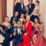 Brian Le Instagram – @everythingeverywheremovie @sagawards FAMILY PORTRAIT 🏆💜
Just so grateful to be a part of a family making history!

THANK YOU @sagawards 
📸: @iheartmaarten @shutterstocknow 🙏 for capturing this moment in history!! 

#SAGawards #everythingeverywhereallatonce #thedaniels #michelleyeoh #kehuyquan #jamieleecurtis #stephaniehsu #harryshumjr #jameshong #martialclub #EEAAO #Family