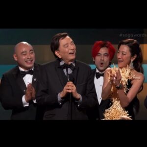 Brian Le Instagram - ✨⛩武館⛩ Thank you @sagawards for having @martialclubofficial at the 29th Annual Screen Actors Guild Awards!!! 😊🙌🔥 WE COMIN TO REP THE 714 LITTLE SAIGON @andyle_official 👐 

Congrats to our very own @michelleyeoh_official  @jamieleecurtis @kehuyquan for DOMINATING!! 🏆💥
and of course @everythingeverywheremovie family for Best Cast Ensemble! 😱🙌 I’m so proud to be part of the #EEAAO FAMILY ✨🙌❤️

Thank you go @a24 Katie Iida and Zoey Kang for taking care of us! 🙏 
Shoutout to the family back home for prepping and seeing us off! ❤️ @racheltran @photojenick @kevindlaw8 @jessicatseang 

•
•
•
•
•
•
#MARTIALCLUB #actor #sagawards #sagawards2023