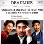 Brian Tee Instagram – As I step away, my heart is full and filled with gratitude… especially for the #fans. It was a beautiful ride with an incredible group of people that I will hold in my heart forever. This is not goodbye, but a see you later… and a sincere thank you to you all. #4moreleft #ep9