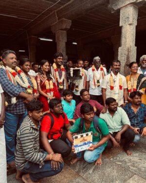 Brigida Instagram - #KozhiPannaiChellaDurai Shoot Starts ! 
.
#OnWardsAndUpWards 
.
#ActorAegan #seenuramasamy #Brigida