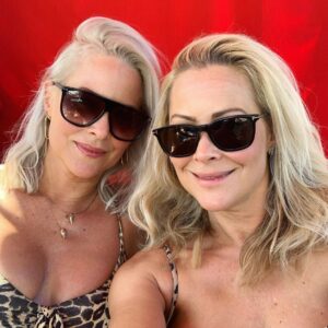 Brittany Daniel Instagram - Poolside with my BFF @cynhauser @brittanyandcynthiadaniel