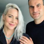 Brittany Daniel Instagram - Loving my new necklace by @Roseark that my sweet sis @cynhauser got me. My eagle necklace is by @thekathyrose and @adam.touni wedding band is by @_rickrose . @roseark has been my go to for 15 years. #noad #consciousjewelry #jewelry