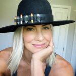 Brittany Daniel Instagram - Love my new custom hat by @hatmanjacks . Ya’ll we designed this hat virtually and had a blast doing it. Thank you @petesandsman for connecting me with the Uber talented @hatmanjacks #custommadehats #hatmanjacks #customhats #notanad
