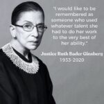 Brittany Daniel Instagram – Thank you for your fairness, goodness and hard work. You’re a Queen. May you Rest In Power. #rbg