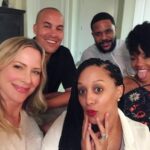 Brittany Daniel Instagram - #TBT to dinner party at my home with my 2nd family. I love you guys! A reminder The Game will begin airing on Netflix on Aug 15th. #thegamecast #missedyoupooch @tiamowry @iamwendyraquel @cobybellagram @hoseachanchez @iampoochhall @maraakil @therealmalcolmr