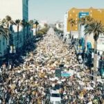 Brittany Daniel Instagram - ✊🏾✊🏽✊🏼✊🏻✊ #Repost @instylemagazine ・・・ good morning #losangeles. 🖤 (#blacklivesmatter march, June 7th via: @yakooza)