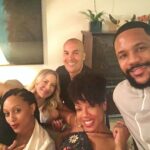 Brittany Daniel Instagram - #TBT to dinner party at my home with my 2nd family. I love you guys! A reminder The Game will begin airing on Netflix on Aug 15th. #thegamecast #missedyoupooch @tiamowry @iamwendyraquel @cobybellagram @hoseachanchez @iampoochhall @maraakil @therealmalcolmr