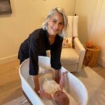 Brittany Daniel Instagram – I’m honored to be a #HappiestBabyPartner. Being a new parent I was most concerned with safe sleeping for Hope Rose. 
SNOO is the “safest baby bed ever made” featuring a new swaddle that securely attaches to the sleeper to prevent rolling over, guaranteeing baby stays on its back when used correctly.

#SNOOnation
#happiestbaby
#snoo
#flashbackfriday