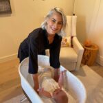 Brittany Daniel Instagram - I’m honored to be a #HappiestBabyPartner. Being a new parent I was most concerned with safe sleeping for Hope Rose. SNOO is the “safest baby bed ever made” featuring a new swaddle that securely attaches to the sleeper to prevent rolling over, guaranteeing baby stays on its back when used correctly. #SNOOnation #happiestbaby #snoo #flashbackfriday
