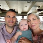 Brittany Daniel Instagram - Happy 5th wedding anniversary @adam.touni, you’re the most loving, loyal, witty, kind and open minded man I know. I’m so happy I hit on you at the Bungalow 6 years ago and that we’re celebrating our anniversary with our baby Hope. I love you and the life we’re creating together. #Panda