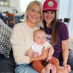 Brittany Daniel Instagram - Having my best girlfriend @mysocalledinsta and her family meet Hope for the first time was just what we needed. Thank you for all the sweet kisses, hikes, laughter and love. Your vacation home in Bend is magical. #Bendhomerental #BFF @adam.touni @dwilliamn @leftcoasthomesllc