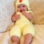 Brittany Daniel Instagram - Happy Easter from our new little chick Hope Rose Touni. 🐣 @adam.touni #Happy Easter