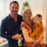 Brittany Daniel Instagram - Merry Christmas from our wild and wonderful family. Being with you all made my year and having our baby Hope is the most special present ever. We love you Hope. @adam.touni #merrychristmas